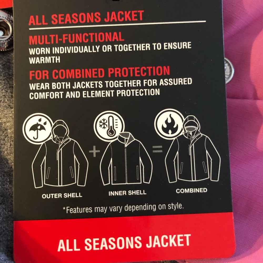 Zero Exposur Girls All Season Jacket - Picture 3 of 7